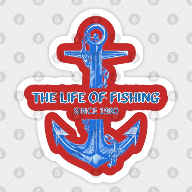 The Life of Fishing, Hunt since 1980, My Life Fishing Sticker by slawers